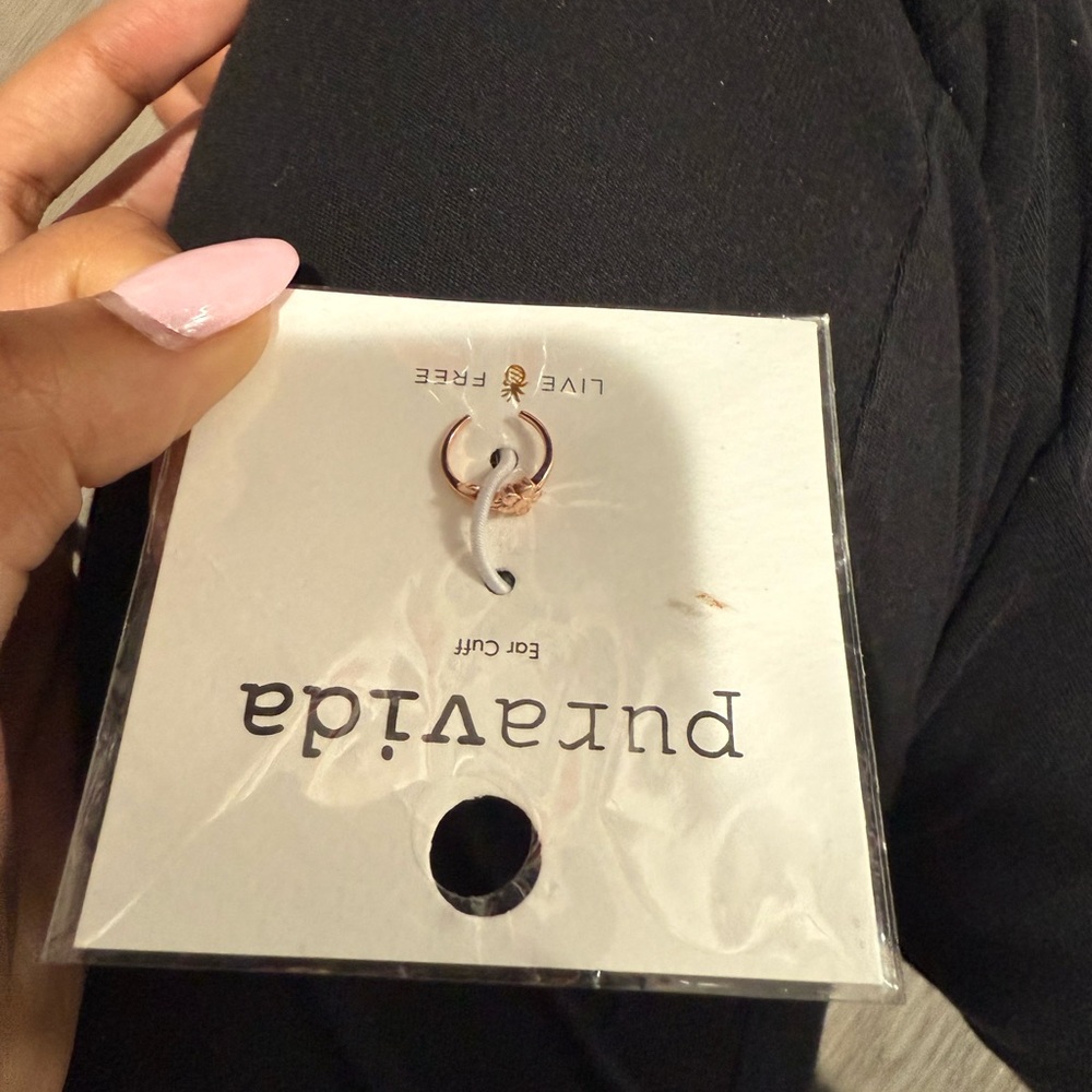 Pura Vida Rose Gold Hoop Earrings